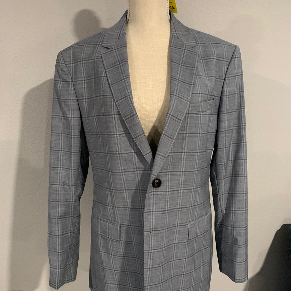Zara plaid jacket and pant